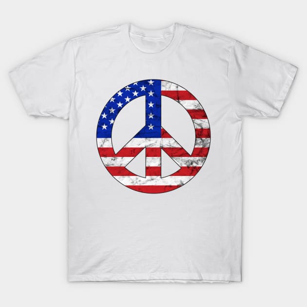 America Peace T-Shirt by Dojaja